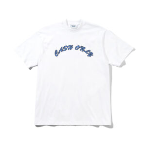 Cash Only Grid Logo Tee - white
