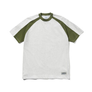 Cash Only Track Panel Tee - ash-green