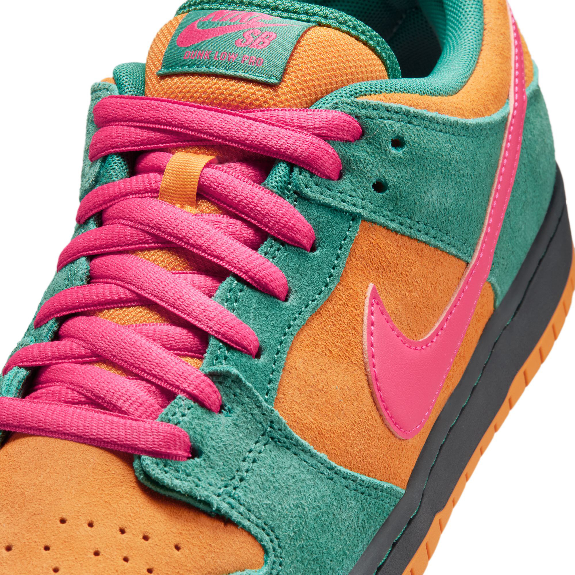 Nike SB Dunk Low Pro - green Noise - Light Curry - Off Noir - Watermelon – Bild 7