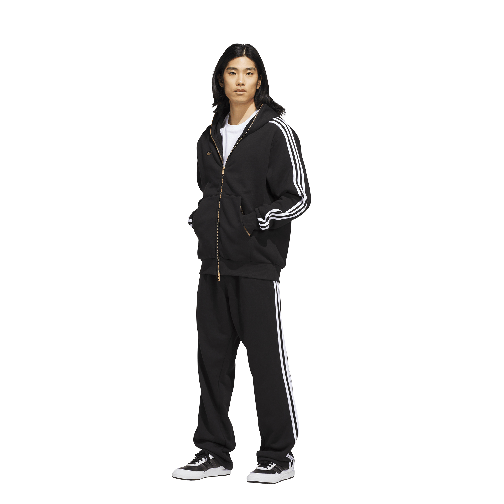 Adidas Skateboarding - Tyshawn Track Pant - black/white – Bild 4