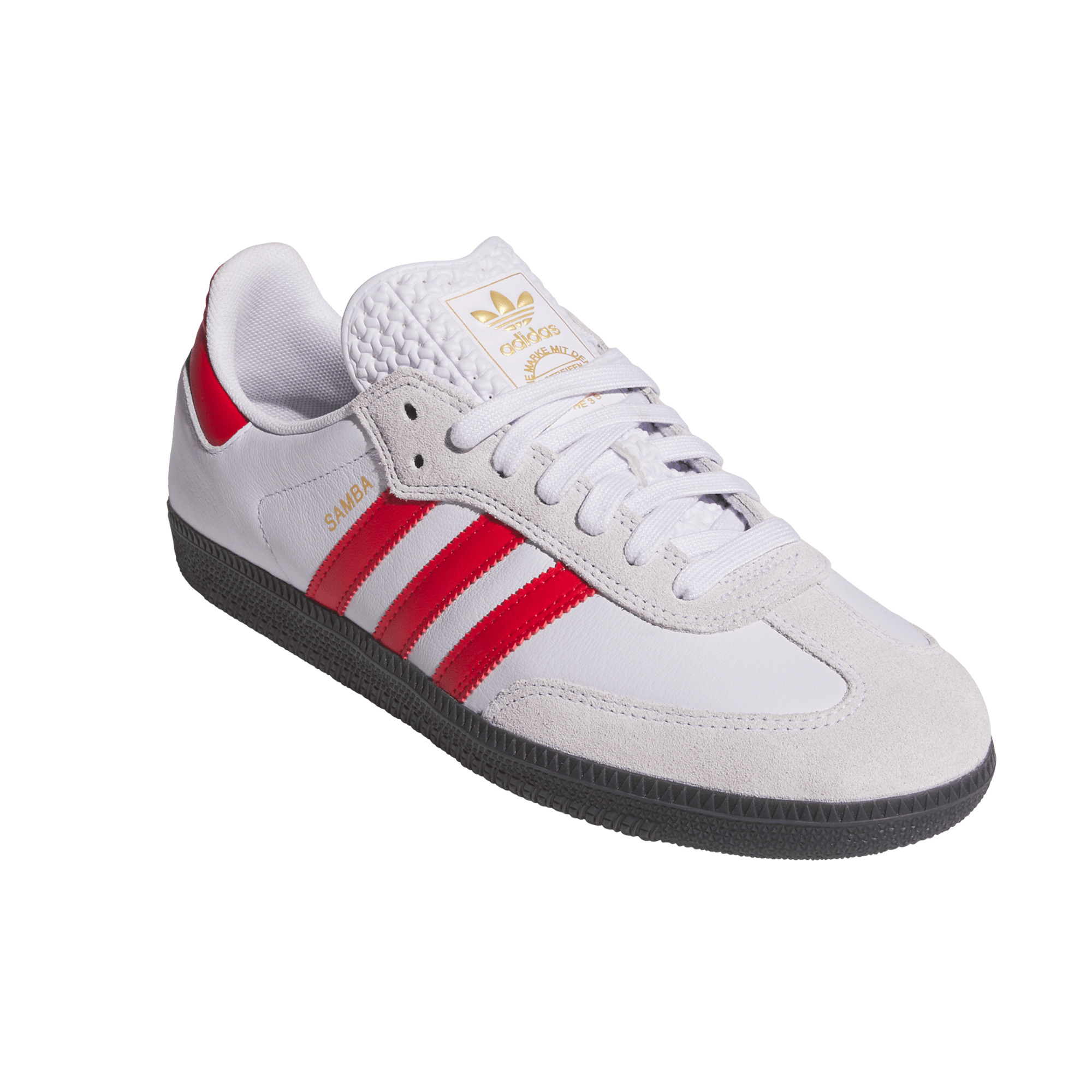 Adidas Skateboarding - Samba ADV - Core Black / Frozen Purple / Better Scarlet – Bild 4