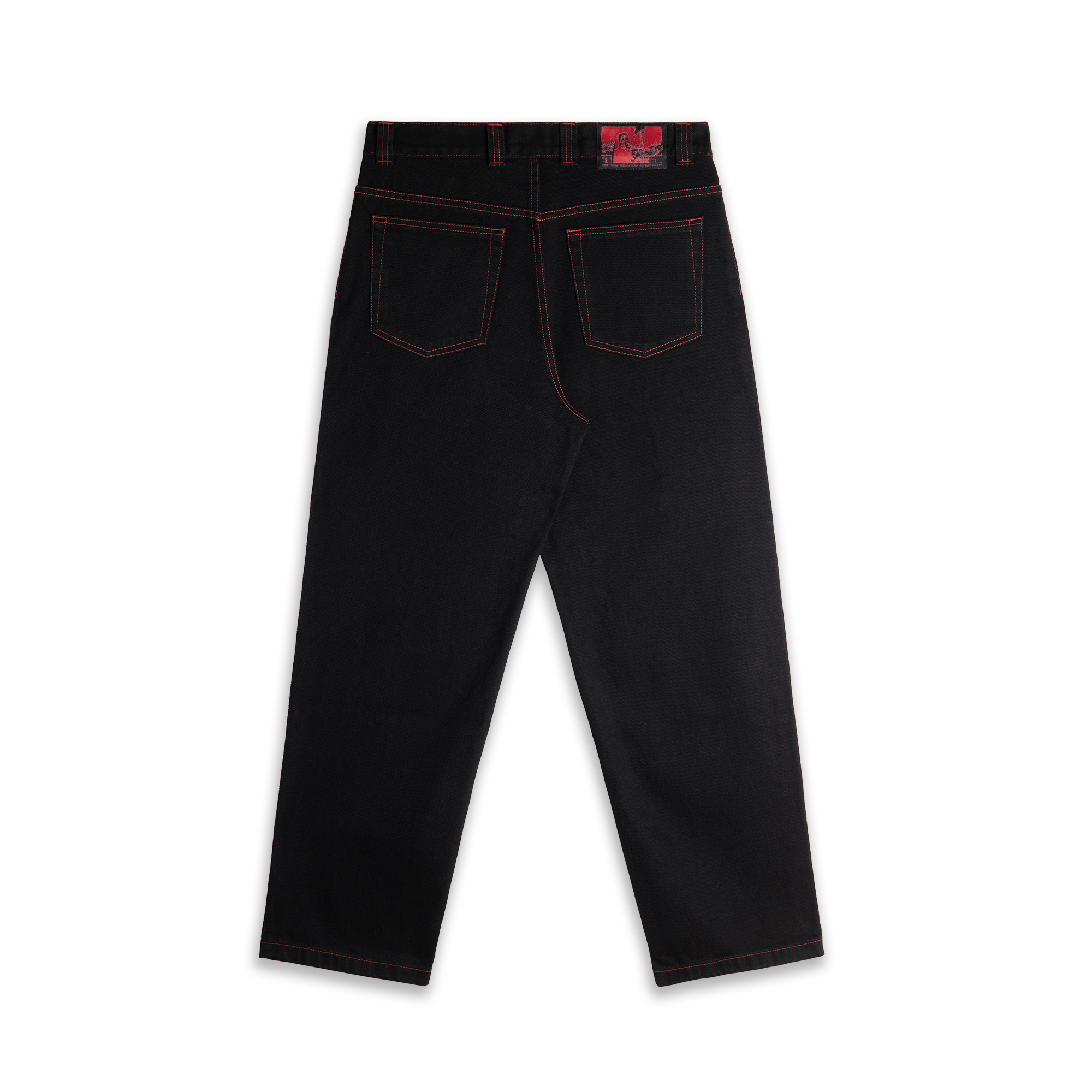 Polar Skate co. 93 Pants / Apocalypse Nun - black red – Bild 2