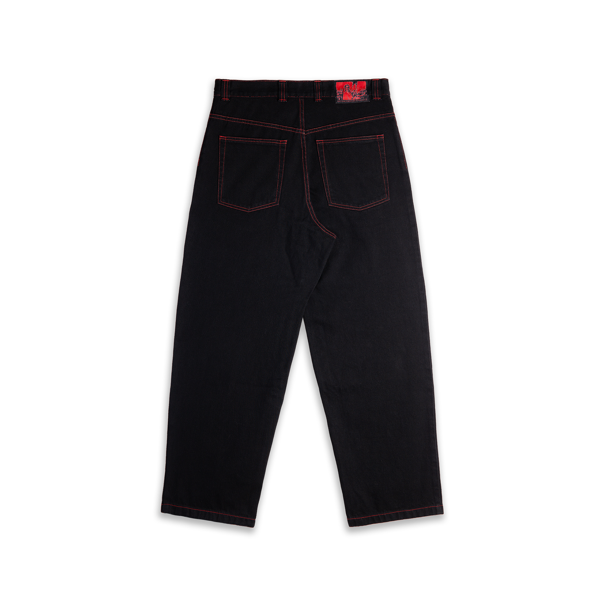 Polar Skate co. Big Boy Pants / Apocalypse Nun - black red – Bild 2