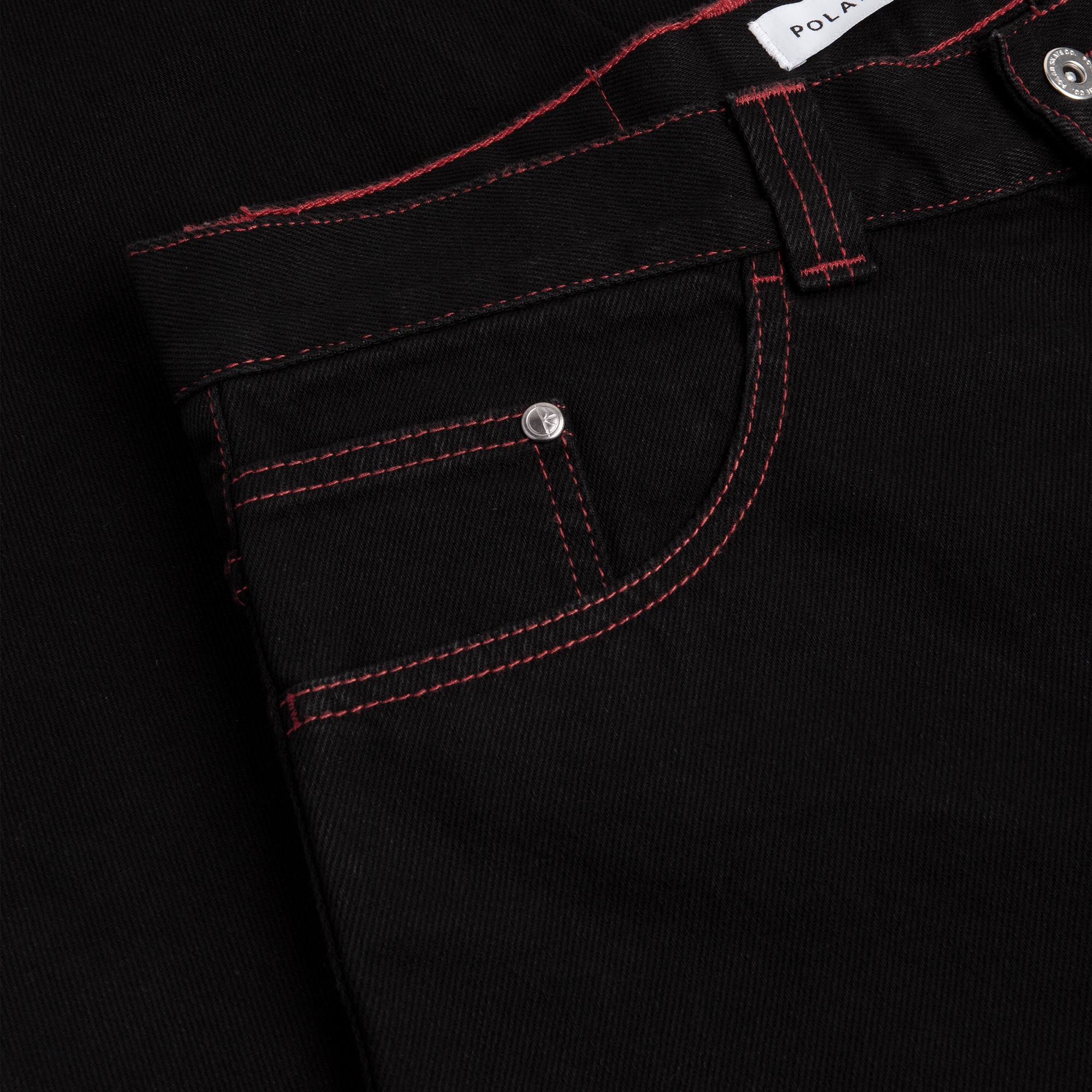 Polar Skate co. Big Boy Pants / Apocalypse Nun - black red – Bild 3