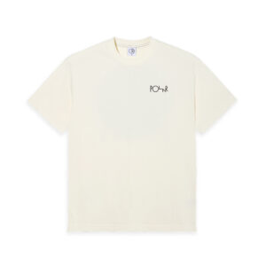 Polar Skate co. Contrast Tee /Fill Logo - ivory