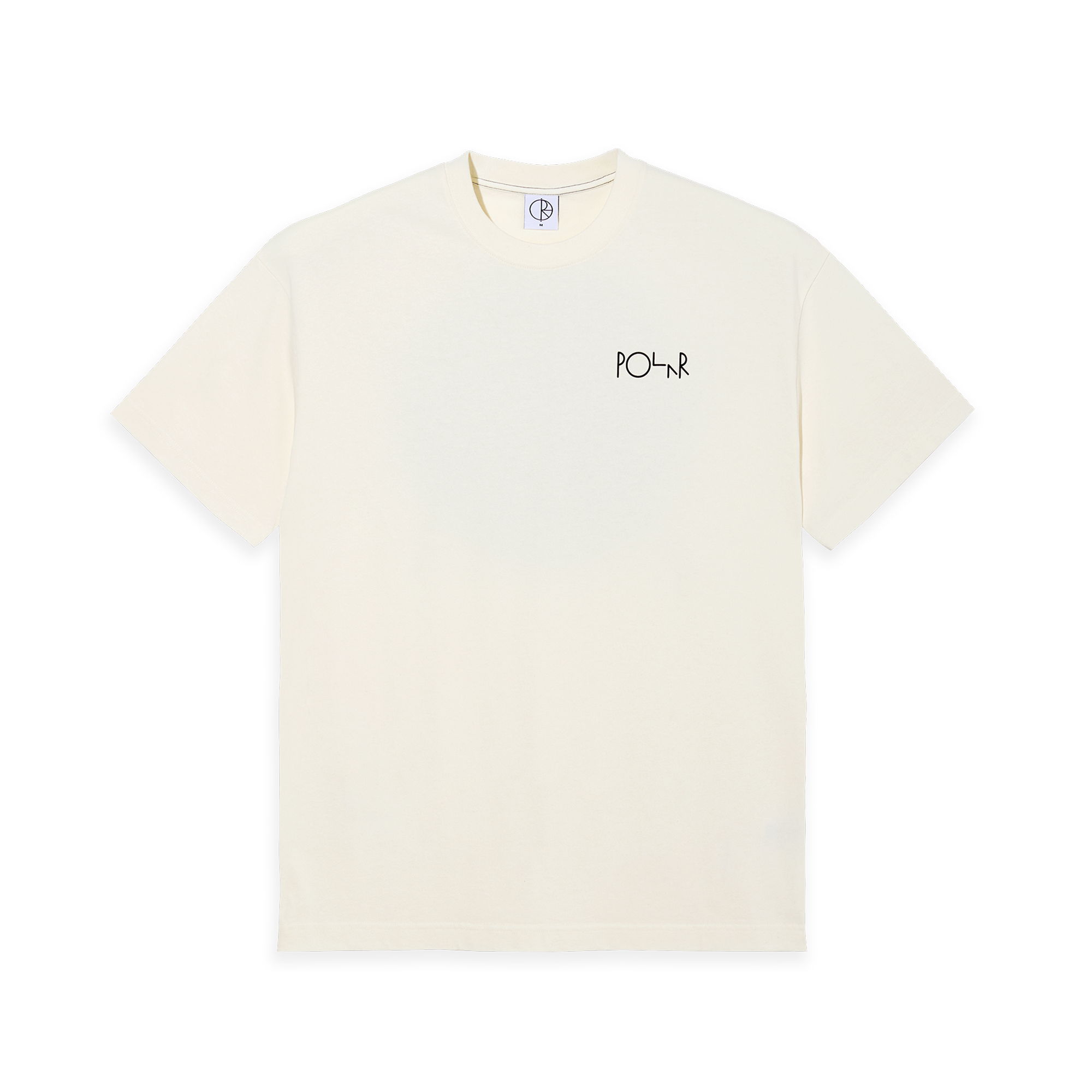 Polar Skate co. Contrast Tee /Fill Logo - ivory