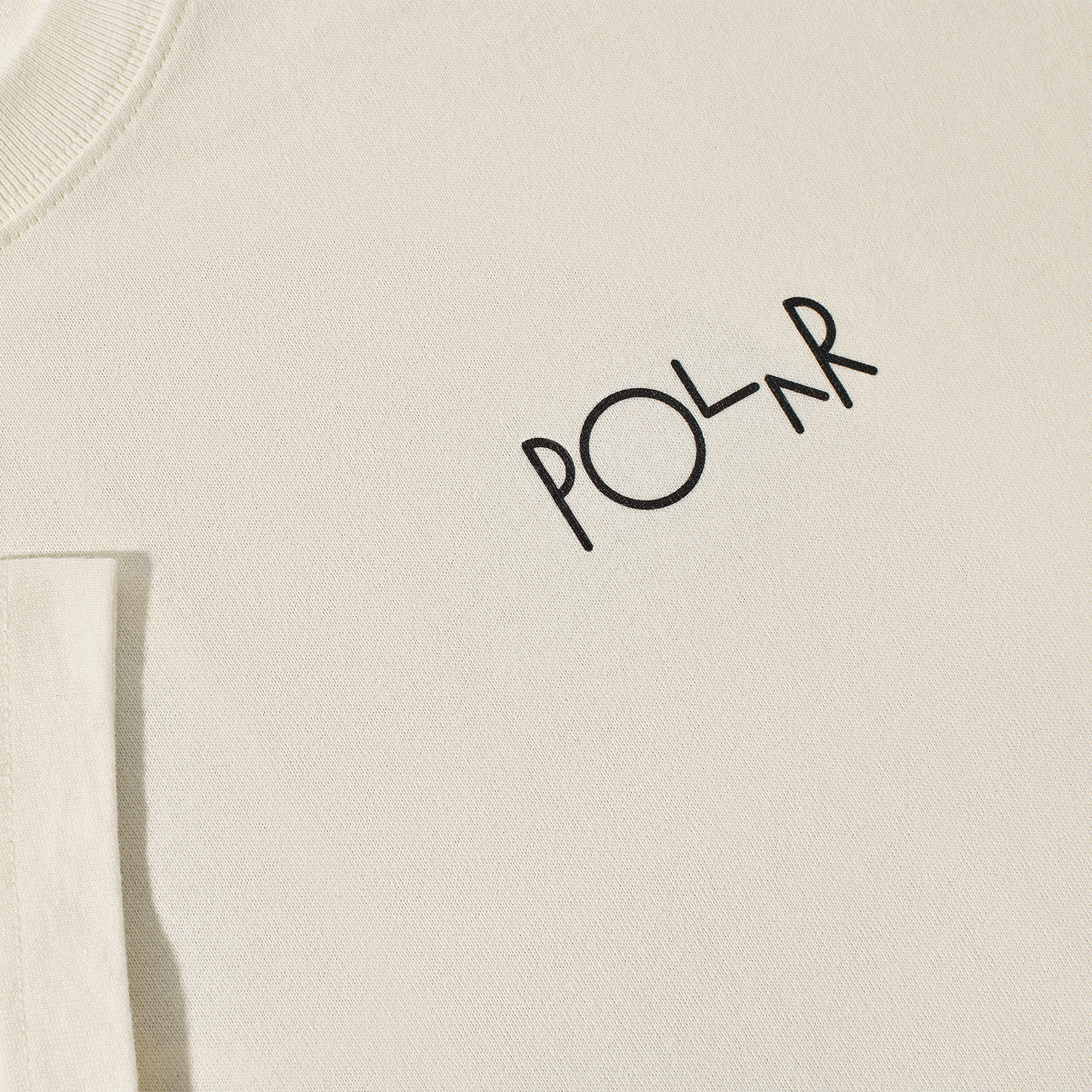 Polar Skate co. Contrast Tee /Fill Logo - ivory – Bild 2