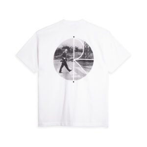 Polar Skate co. Fill Logo Tee / Klez Crossing - white