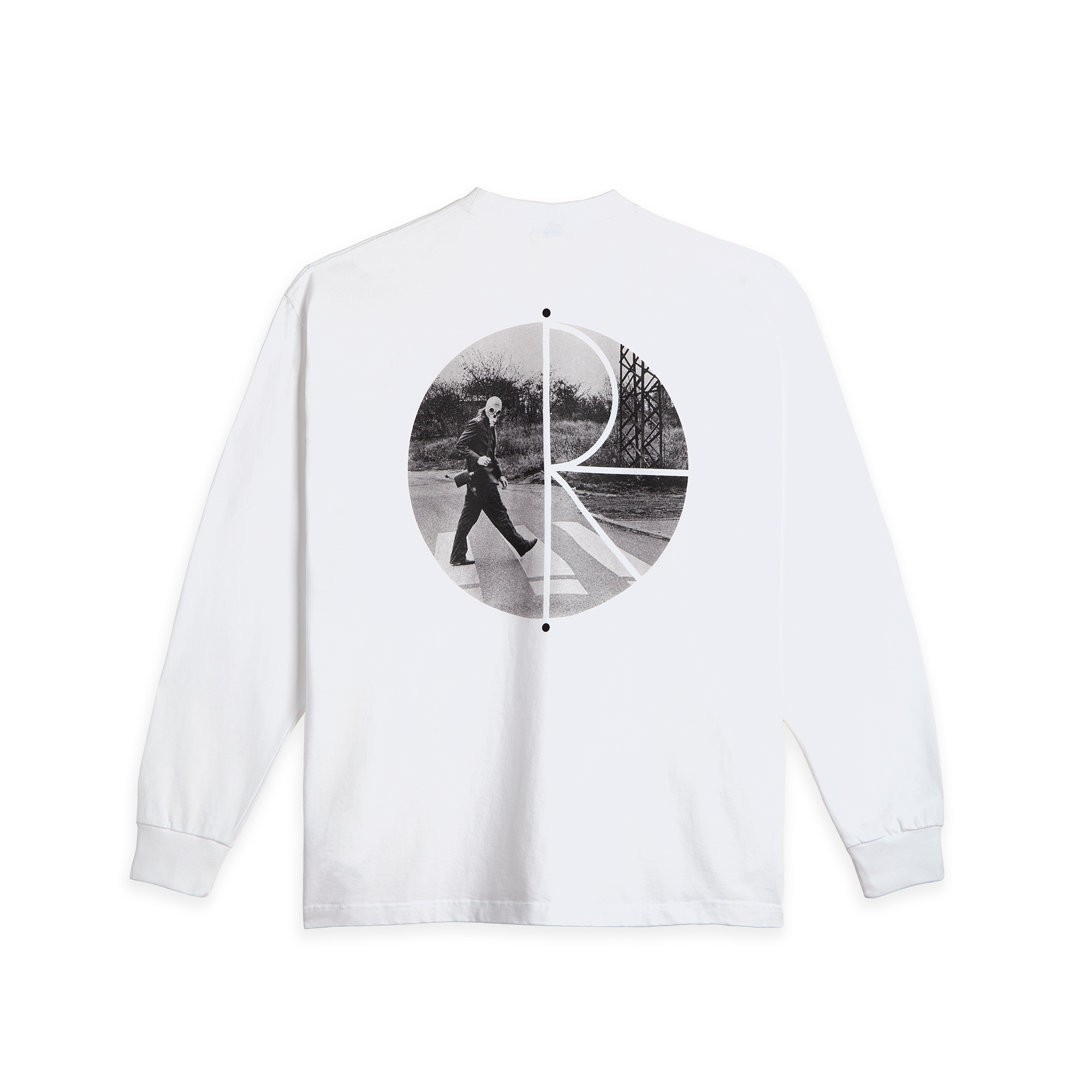 Polar Skate co. Fill Logo LS  / Klez Crossing - white – Bild 2