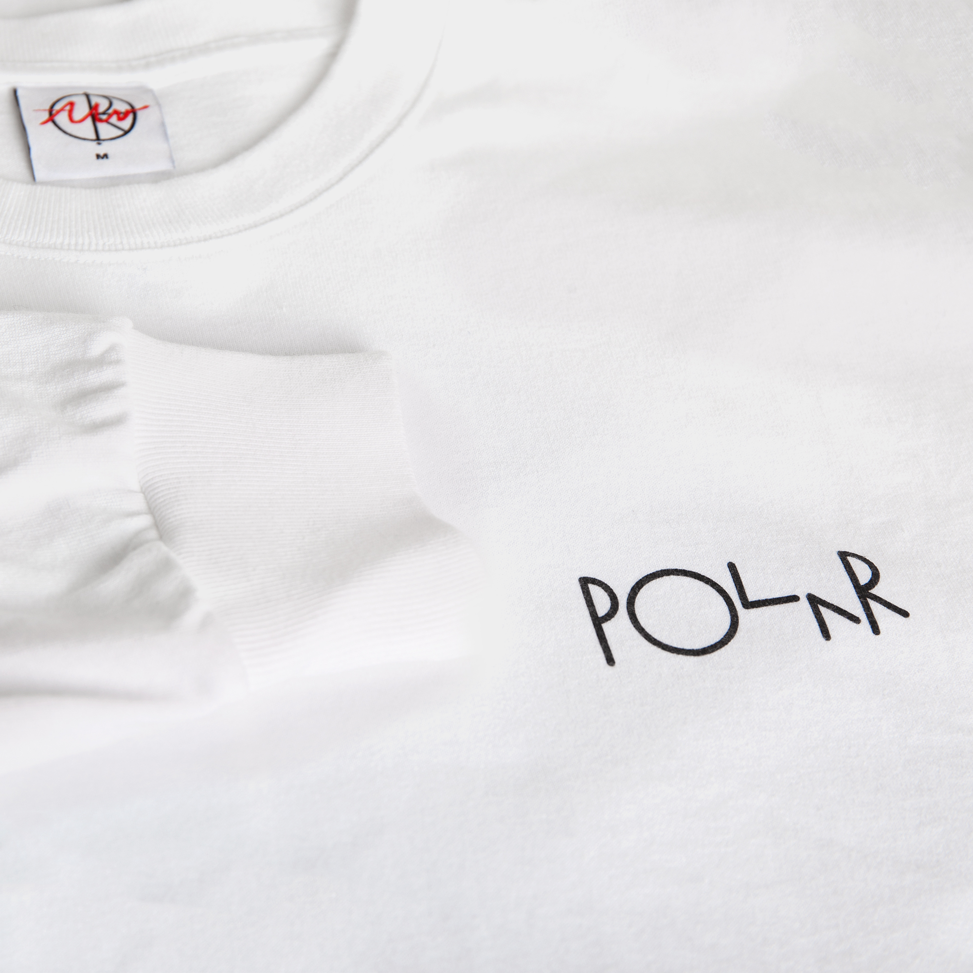 Polar Skate co. Fill Logo LS  / Klez Crossing - white – Bild 3