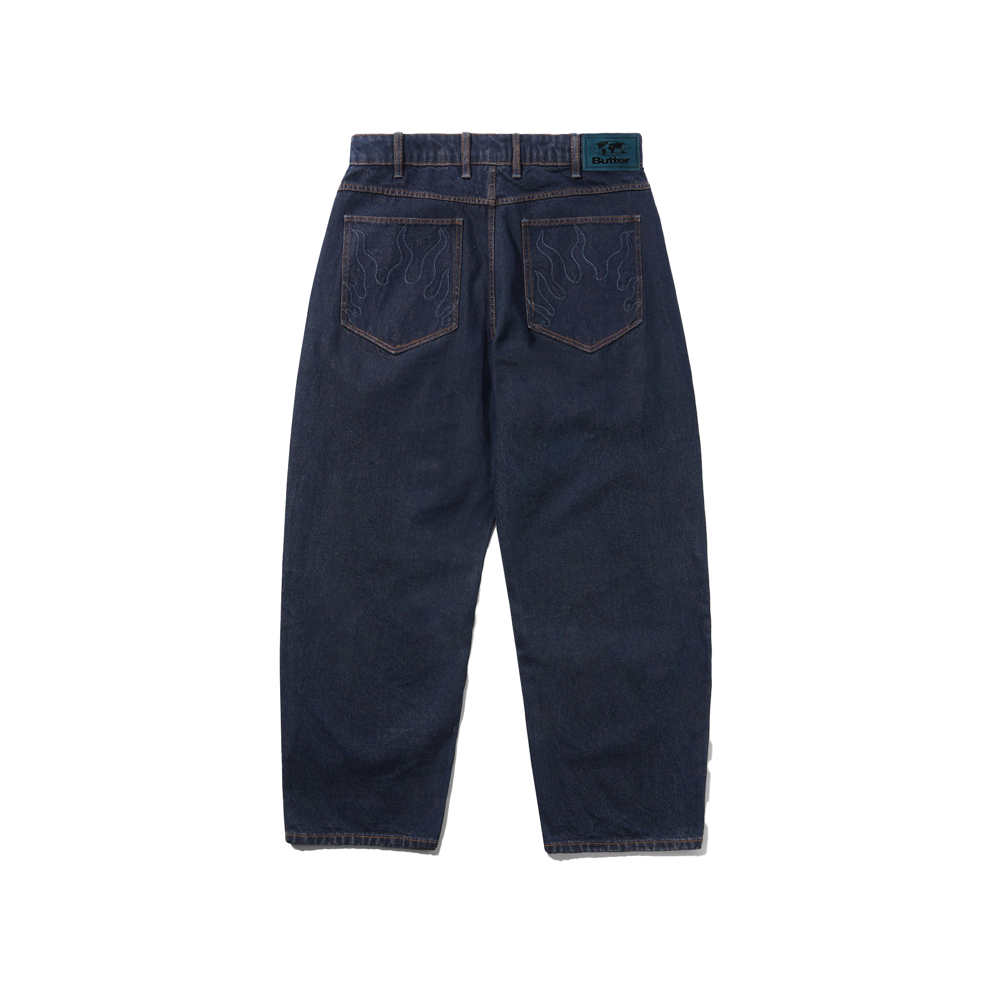 Buttergoods Solar Fade Denim Jeans - tinted dark indigo