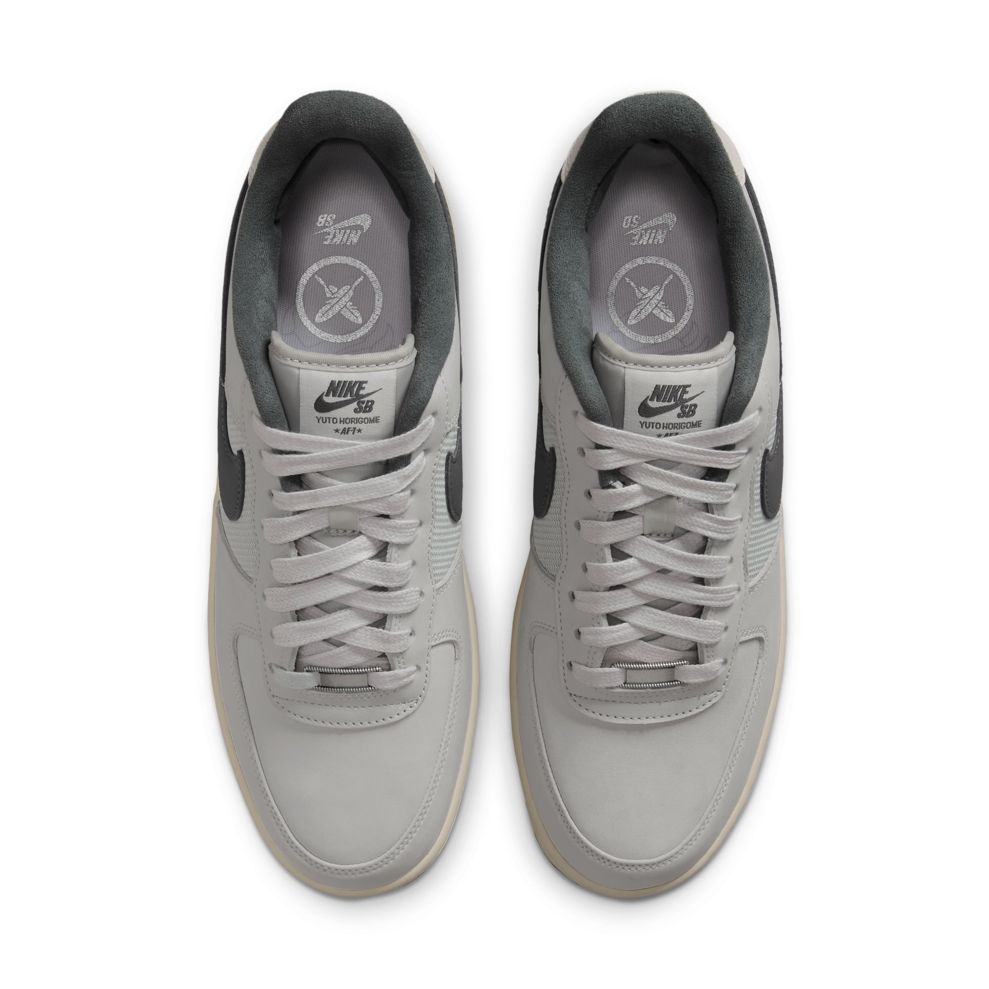 Nike SB Air Force 1 Yuto - Light Bone and Iron Grey – Bild 5